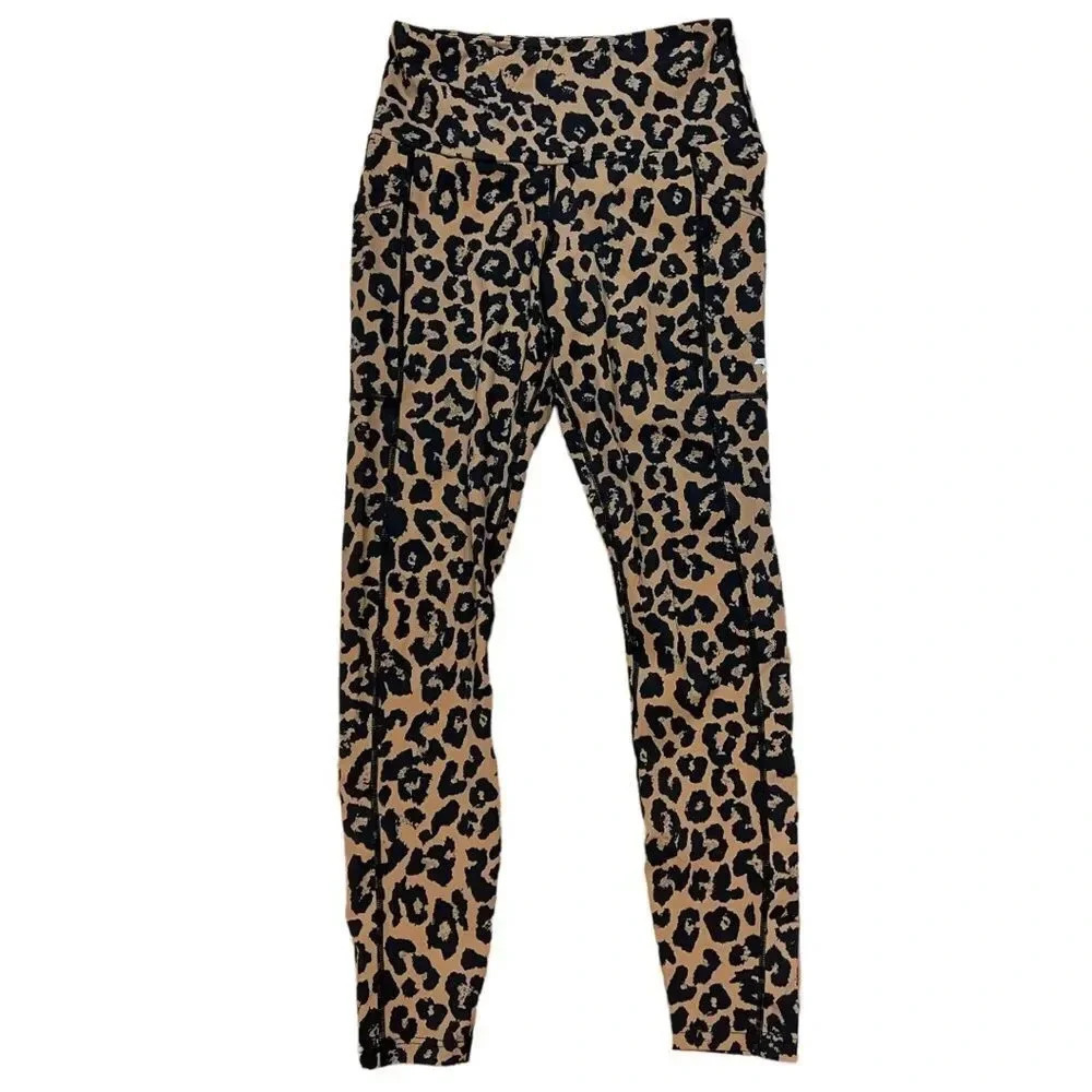 Running Bare Leopard Print  Leggings 4/6